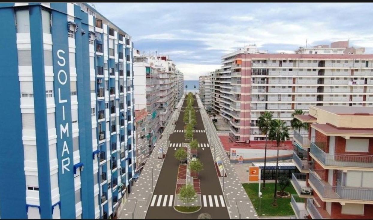 Apartamento Suerte Con Vistas A La Playa San Antonio De Cullera Bagian luar foto